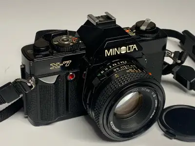 MINOLTA X-7 Film Camera , View more