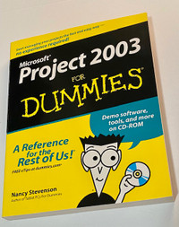Book, New with Sealed CD, Microsoft Project 2003 for Dummies