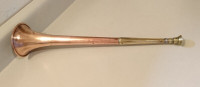 Vintage Copper &  Brass Fox Hunting Horn