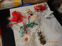 Christmas(Xmas) decorations, miscellaneous, nice condition, old