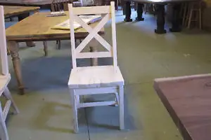 Rustic X Back Chairs By Provenance Harvest Tables, View more