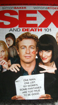 Sex and Death 101 DVD. Actors Simon Baker, Winona Ryder.