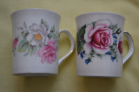 "Elizabeth" English fine Bone China cups