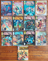 DEADLY HANDS OF KUNG FU LOT of 13 MAGAZINES - 1st JACK OF HEARTS