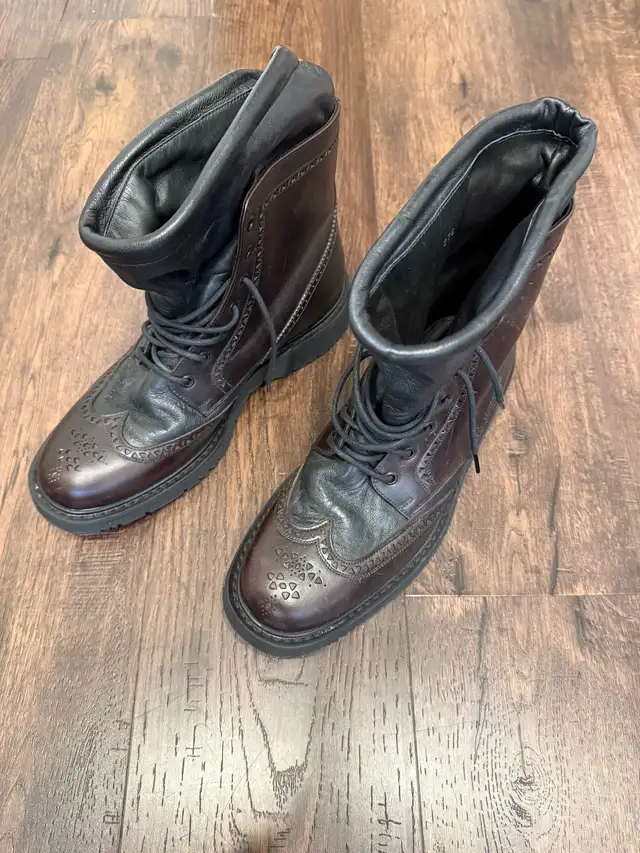 Brand New Prada Combat Boots- Mens size 9 in Men's Shoes in Mississauga / Peel Region - Image 3