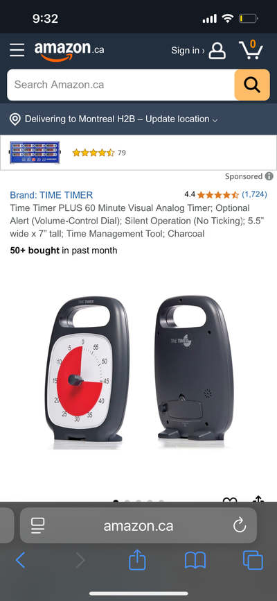 Time timer - 60 mins , visual timer for children, View more
