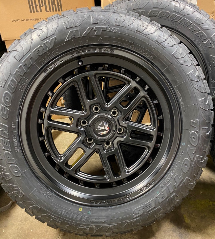 19952022 NEW GMC Sierra Silverado 20inch Fuel rims & TOYO AT3 Tires