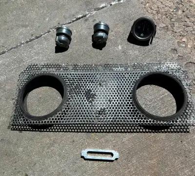 Spare parts left over from a tractor I had. Headlight panel, headlight switch’s and a amp meter for...