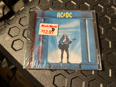 RARE VINTAGE 1986 AC/DC SEALED WHO MADE WHO MUSIC CD
