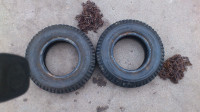 2 Different Set's of snowblower tires and chain's