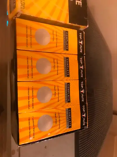 Top flight complete distance 12 brand new golf balls, View more