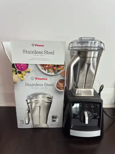 Like New Vitamix Ascent A2500 with Stainless Steel Container, View more