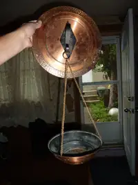 Fantasy Copperware Made in Canada  Hanging Fruit Basket