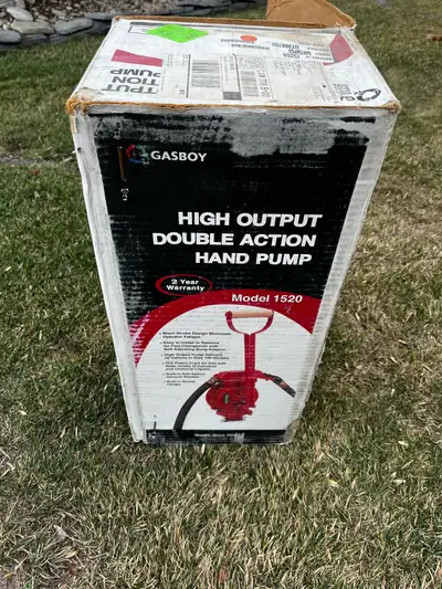 GASBOY SUPER JET 1520 PISTON HAND PUMP Brand New Never used In box with instructions Will screw into...