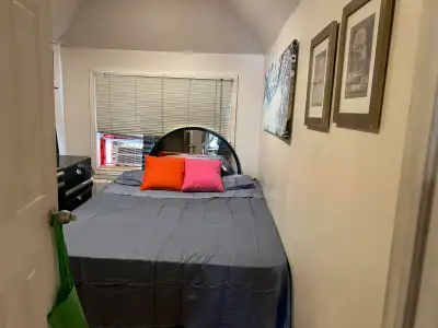 A furnished/unfurnished private bedroom is available in a clean and quiet home, located across from...