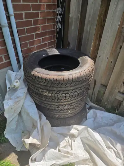 Full set of lightly used BF Goodrich tires. No Rims just the tires Local pickup or delivery in GTA e...