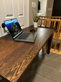 Solid oak desk (NEW)