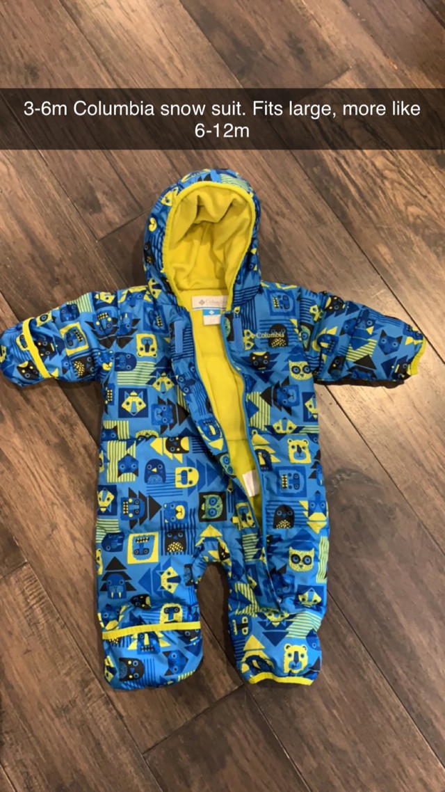 Infant snow suits in Clothing - 9-12 Months in Saskatoon