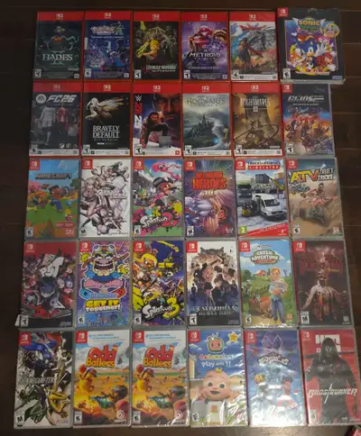 Nintendo Switch and switch 2 games new, View more