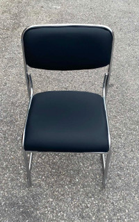 Chair with Chrome Metal base great price 