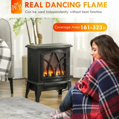 Brand new black Electric Heater, Freestanding Fireplace Stove wi, View more