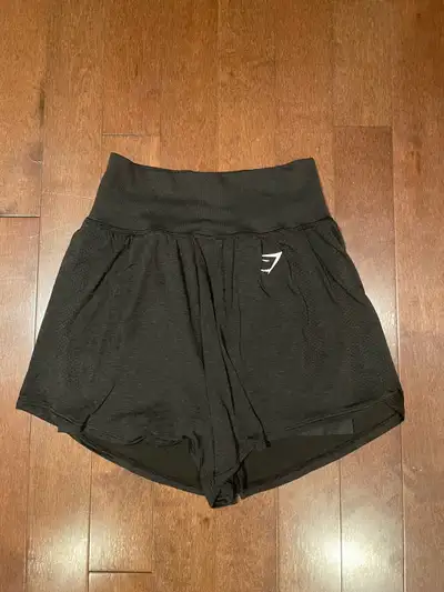 Women’s Gymshark Shorts with Under Compression Shorts in Medium, View more