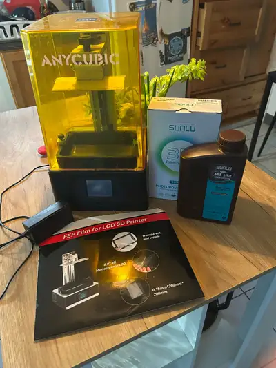 Anycubic Mono 3D Printer bundle with resin , View more