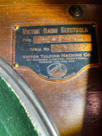 1929 Victor Radio Electrola Model RE45