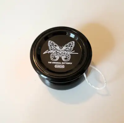 Brand new Livestock x Duncan Original Butterfly Yo-Yo in black. Pickup College & Shaw