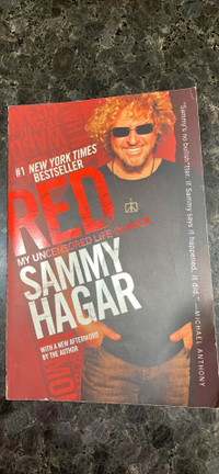 Sammy Hagar Red My life in Rock book