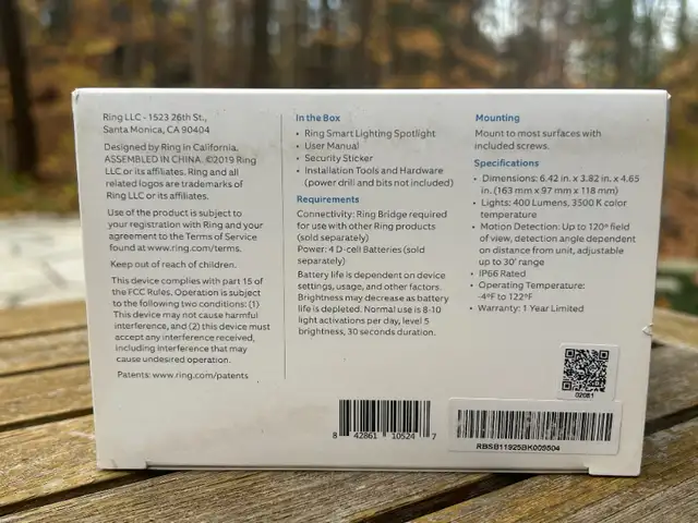 Ring Smart Lighting Spotlight - New in Security Systems in Markham / York Region - Image 10
