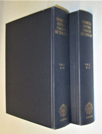 1967s Shorter Oxford English Dictionary on Historical Principles