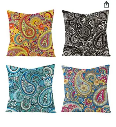 Pillow Covers 18x18 Set of 4 Pillow Cases Bohemian Decor for Liv, View more