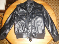 New Vintage Armani Collezioni Leather Jacket - Made in Italy L