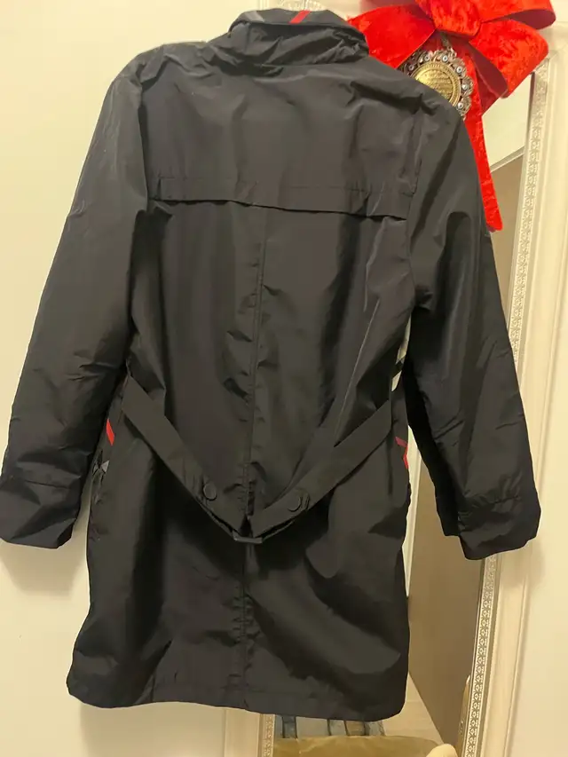 Black Trench Coat (Raincoat) – Burberry Style – Women’s Small in Women's - Tops & Outerwear in City of Toronto - Image 5