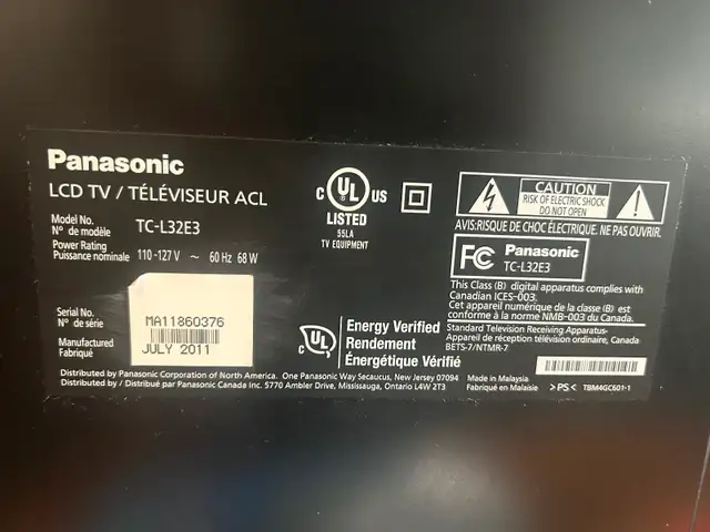 Panasonic 32” Television in TVs in City of Toronto - Image 5