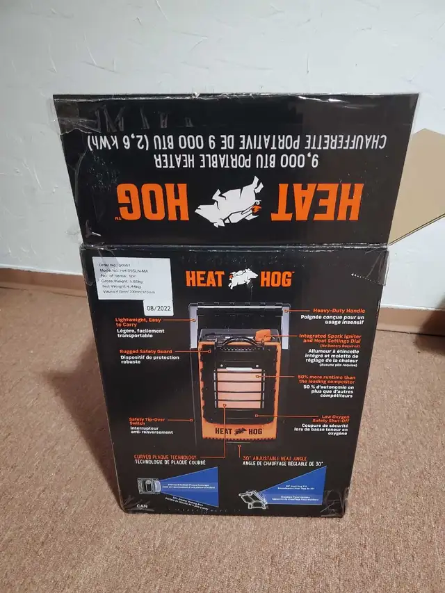 Heat Hog portable gas heater in Heaters, Humidifiers & Dehumidifiers in Winnipeg - Image 4