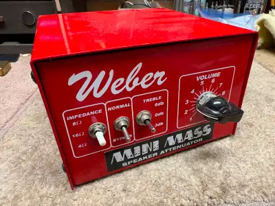 Weber Mini Mass 50w Speaker Attenuator $150, View more
