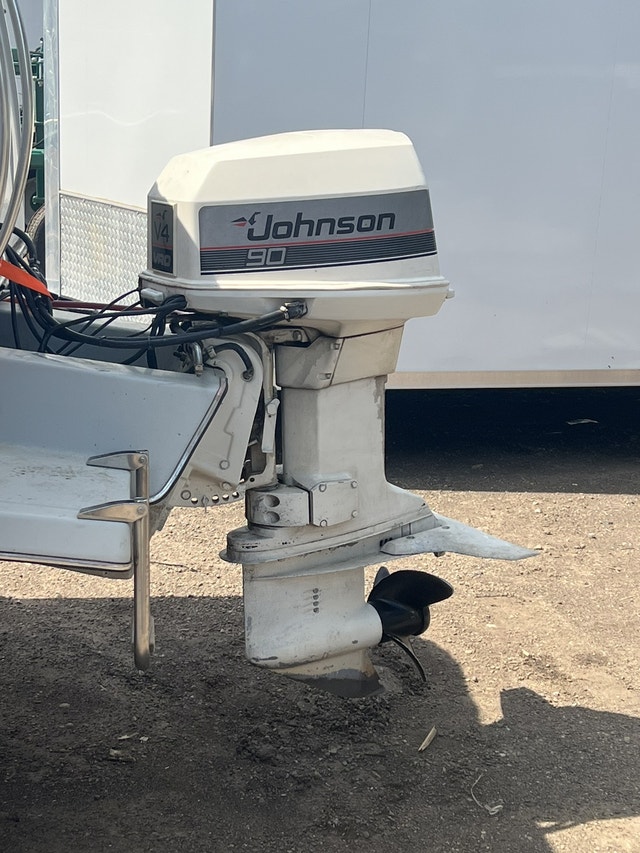 Tri Hull Deck Boat Powerboats & Motorboats Edmonton Kijiji