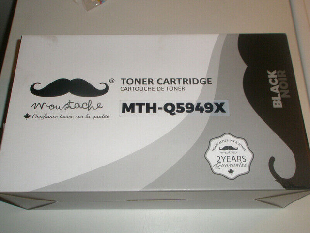 Cartouche de Toner MTH-Q5949X noir,Moustache HP laserjet printer dans Imprimantes, Scanneurs  à Trois-Rivières