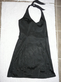 H&G - Hip & Gorgeous black halter dress $15, Small