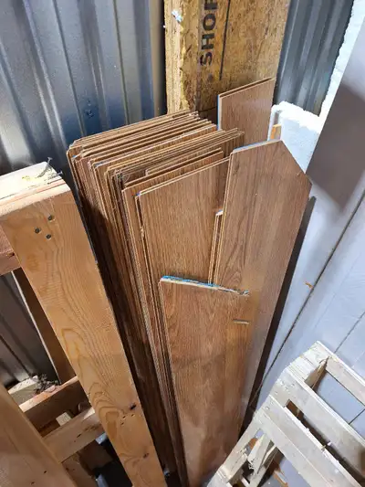 Salvage Laminate Flooring Pieces, View more