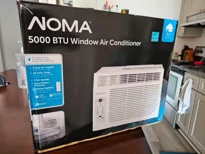 Noma 5000 BTU Window Airconditioner, used from May 2024 - November 2024. Works like new with no issu...
