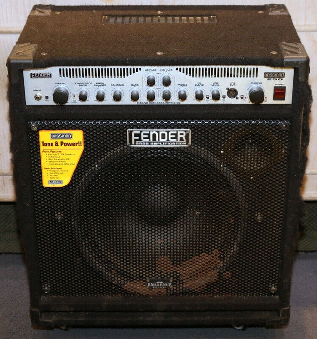 FENDER BASSMAN 250 BASS GUITAR AMP Guitars Hamilton Kijiji