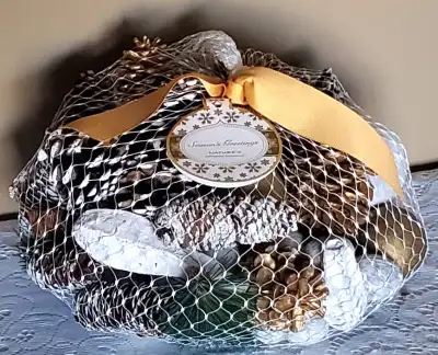 LARGE NETTED BAG OF "NATURE'S EXPRESSIONS BOTANICALS", View more