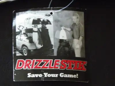 Brand new Green Drizzle stik umbrella to keep your clubs dry 20.00 OBO Check it out on Amazon (35.00...