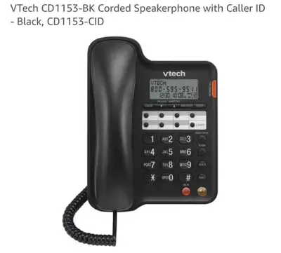 I buy amazon liquidation pallets, check the packages and list accordingly. This VTech CD1153-BK cord...