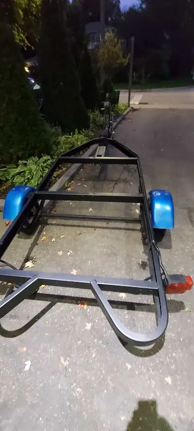 Boat trailer tilt load -new tires -new leaf springs -front jack with wheel 2" ball new