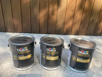 3 Gallons de teinture pour bois extérieur neuf opaque Acajou, View more