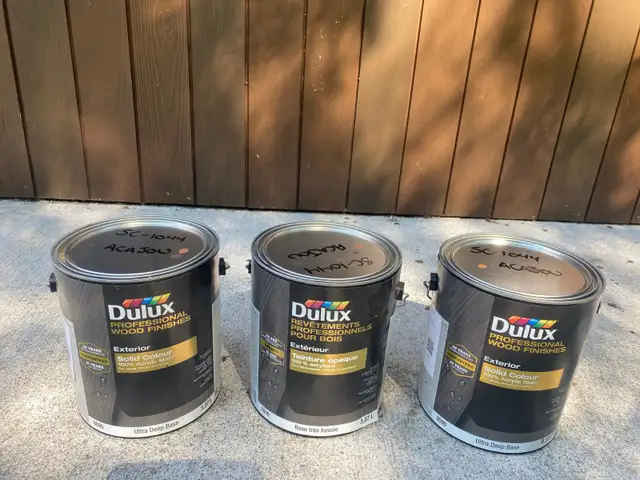 3 Gallons of Opaque Outdoor Wood Stain in New Mahogany Color63738377072385120